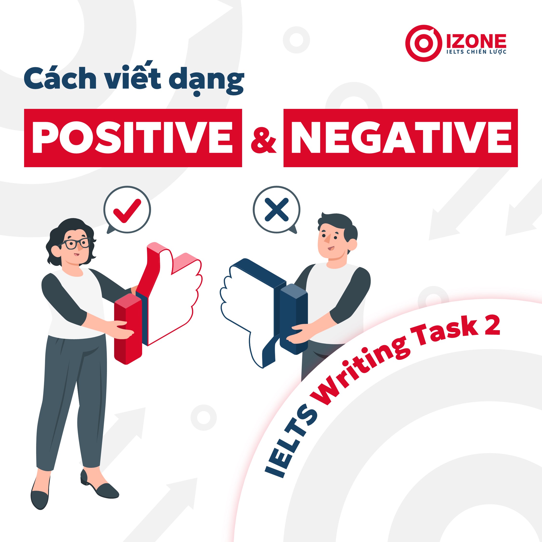 Cách viết Positive/Negative với cấu trúc chính xác trong Writing Task 2