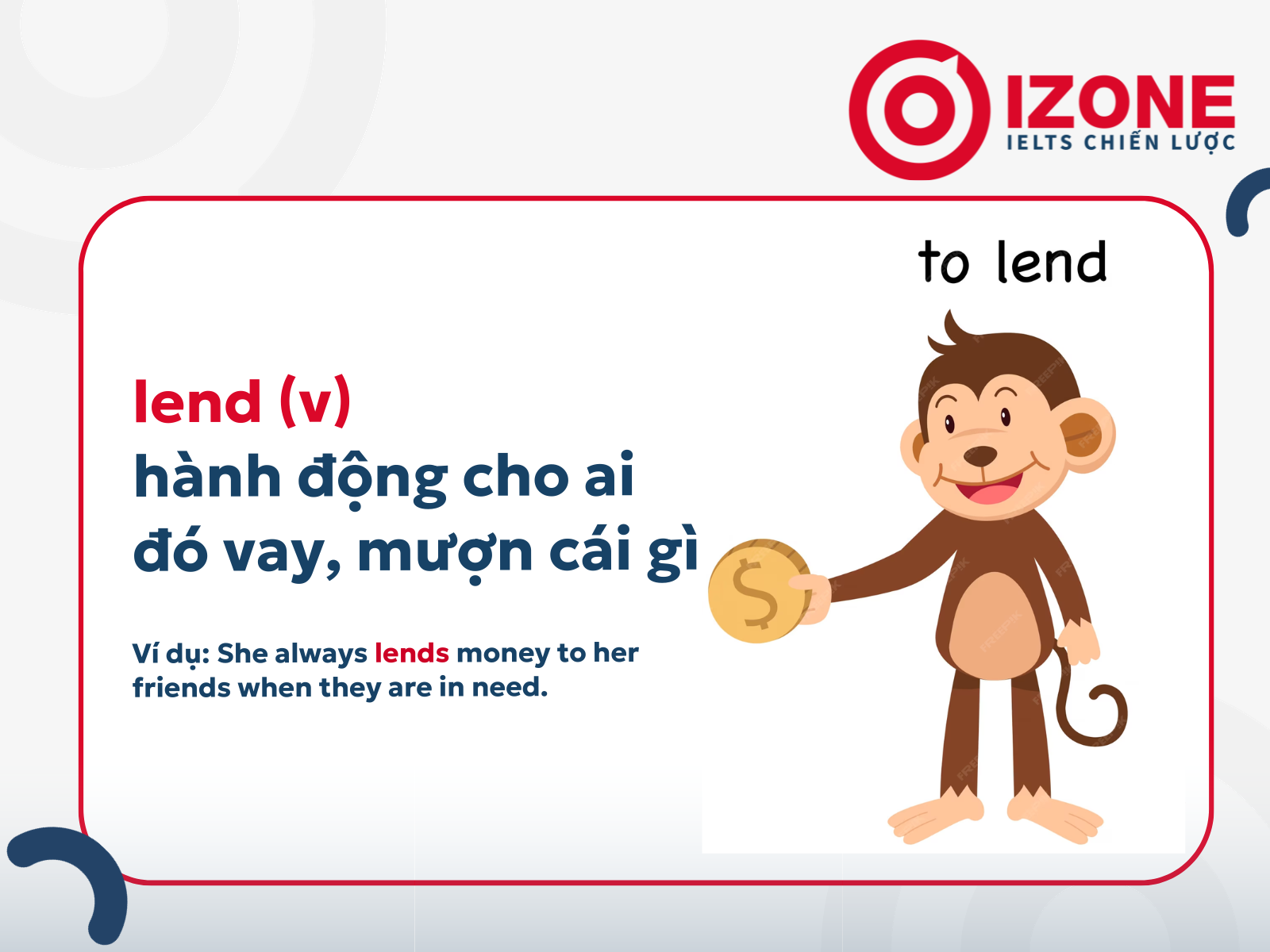 lend đi với giới từ gì 