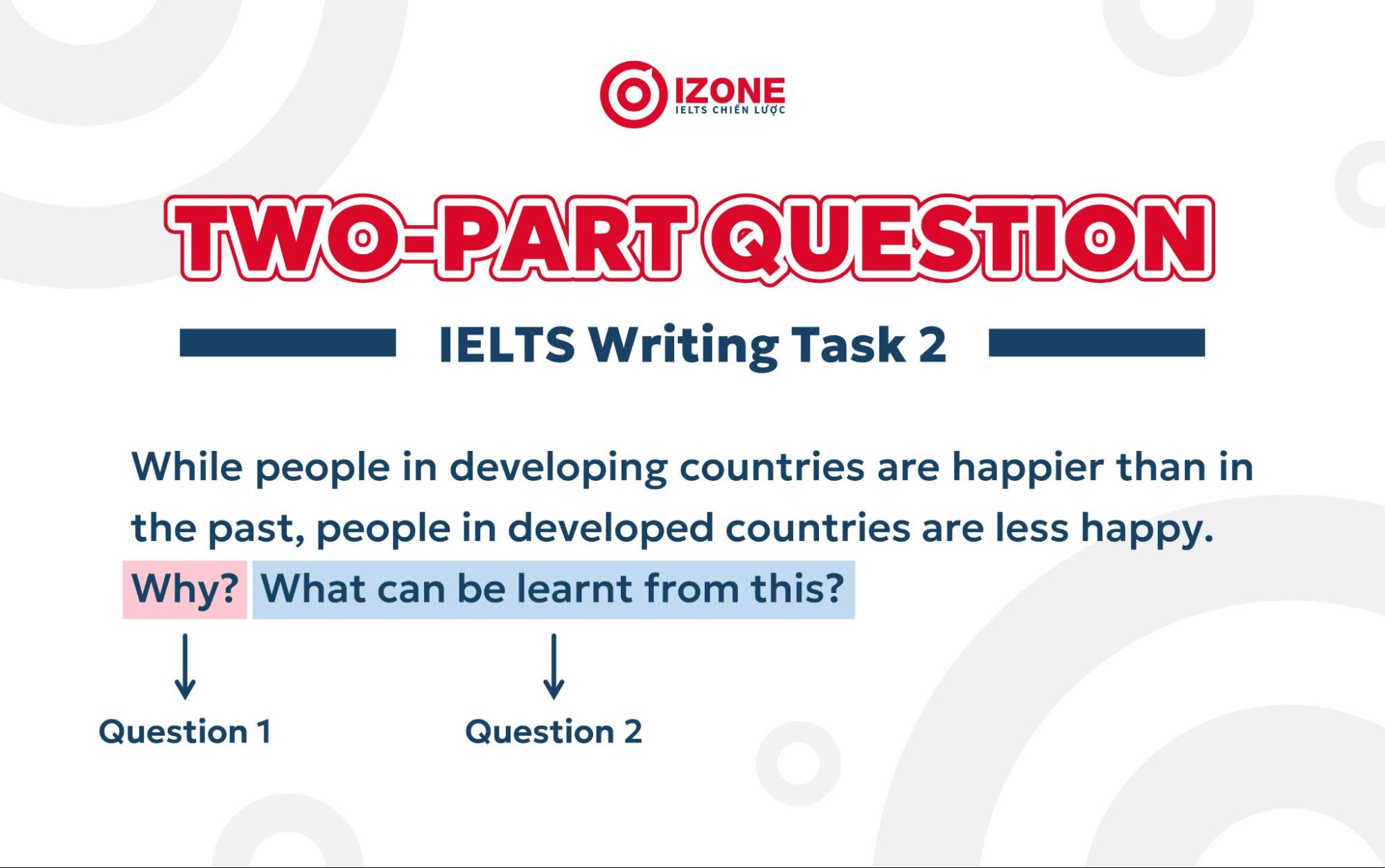 two part question ielts