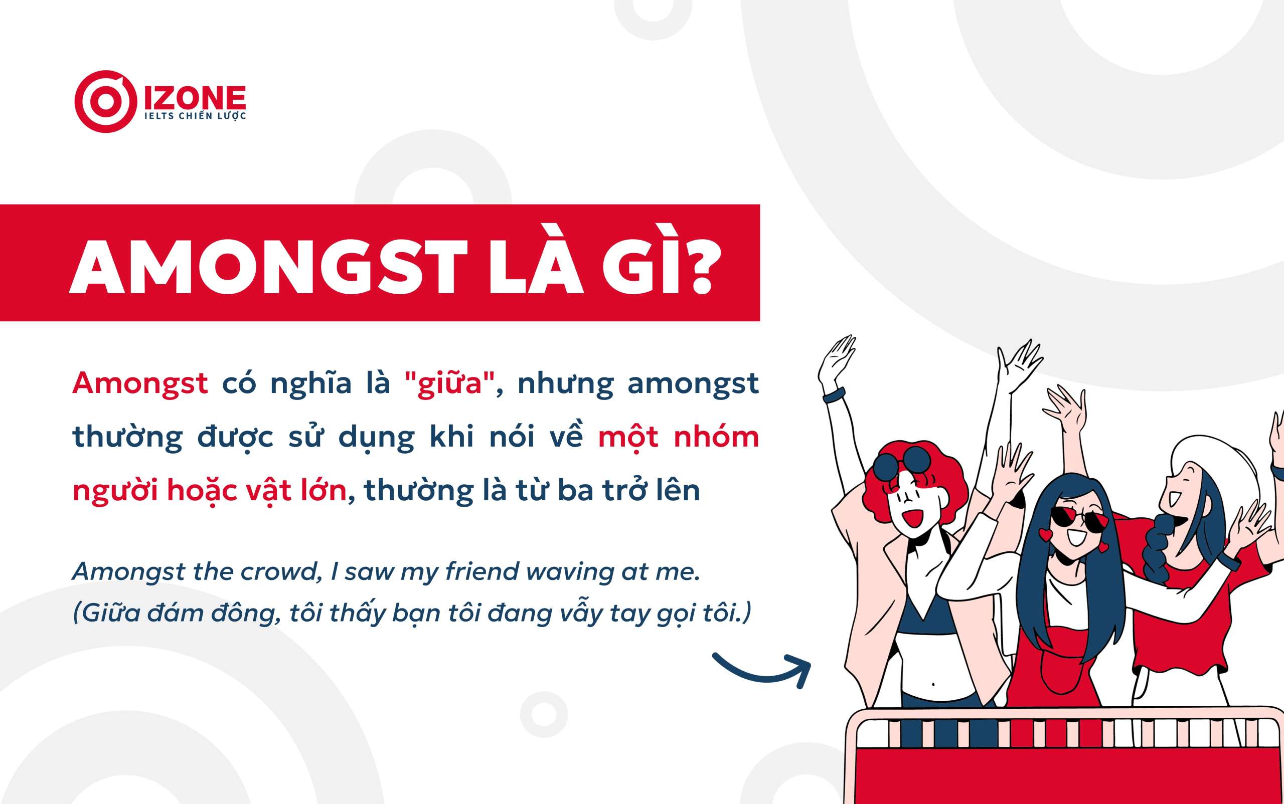 "Amongst" là gì? nghĩa của amongst trong tiếng Anh