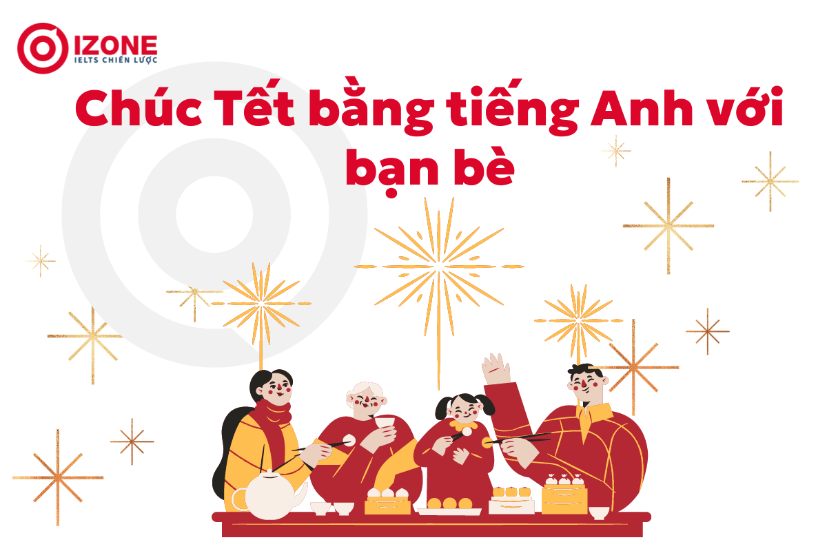 Những lời chúc Tết bằng tiếng Anh với bạn bè ý nghĩa