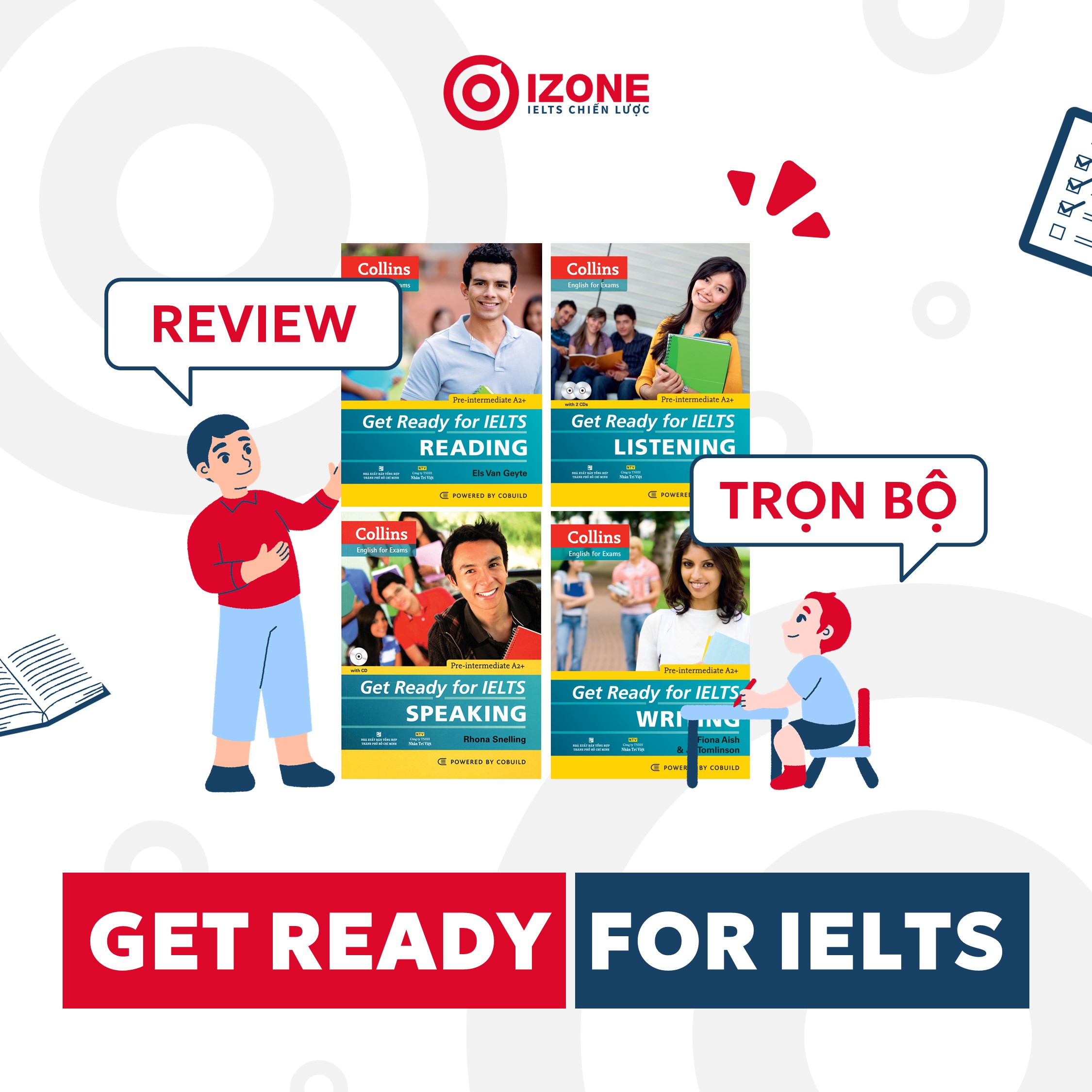 [BẢN ĐẸP] Review và tải trọn bộ Get ready for IELTS PDF