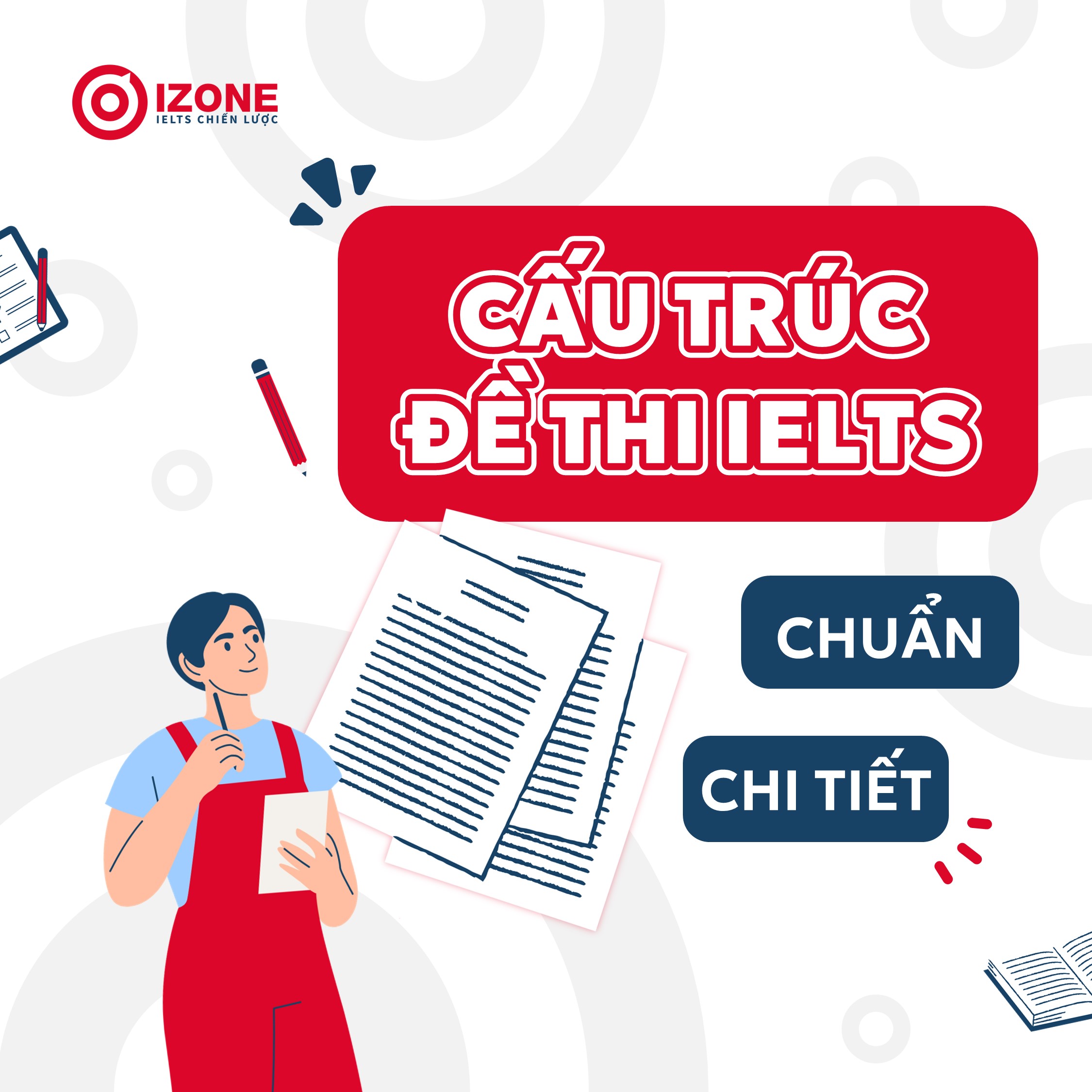 [UPDATE 2026] Cấu trúc đề thi IELTS chuẩn, chi tiết mà bạn cần biết