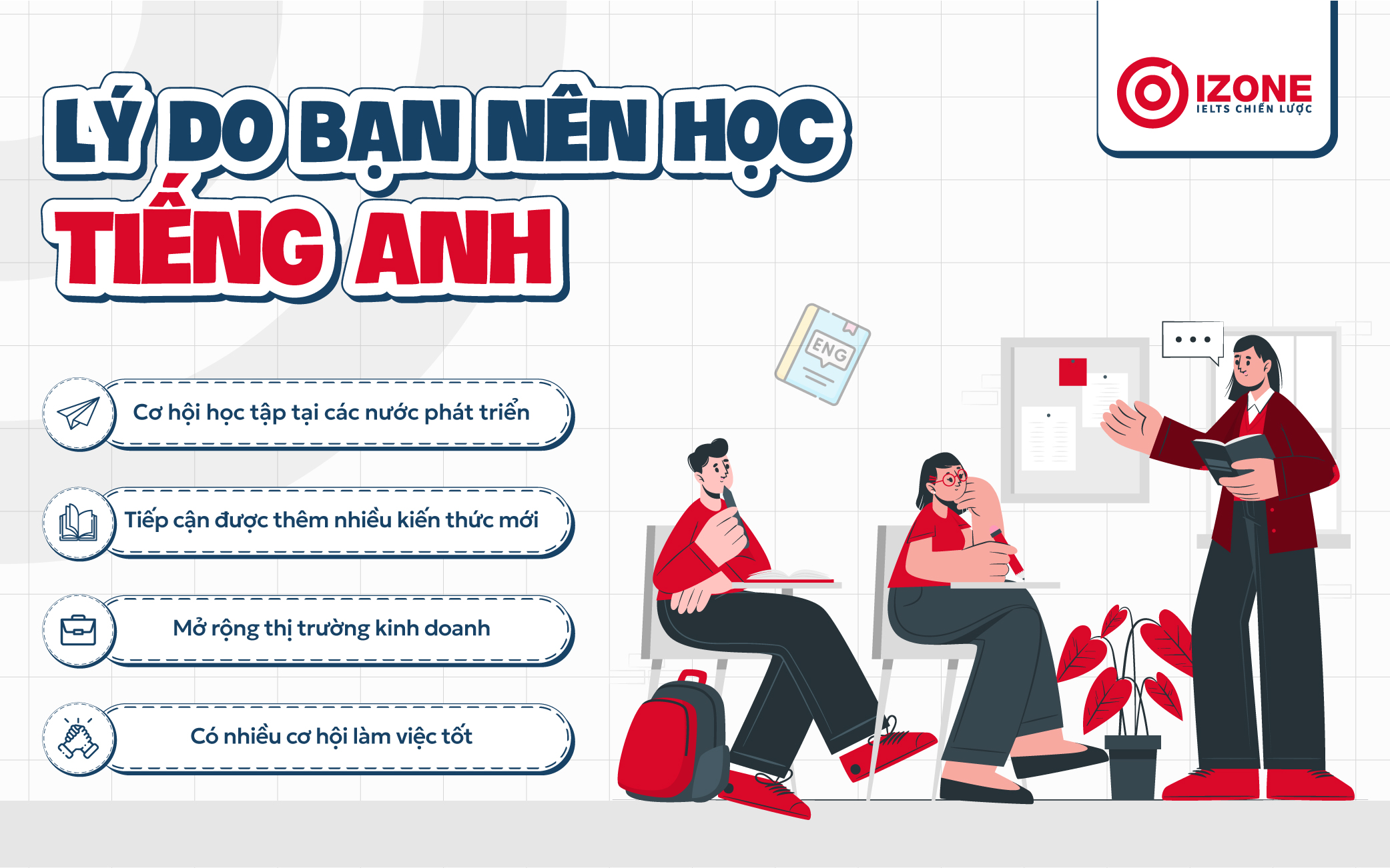 Những lý do bạn nên học Tiếng Anh
