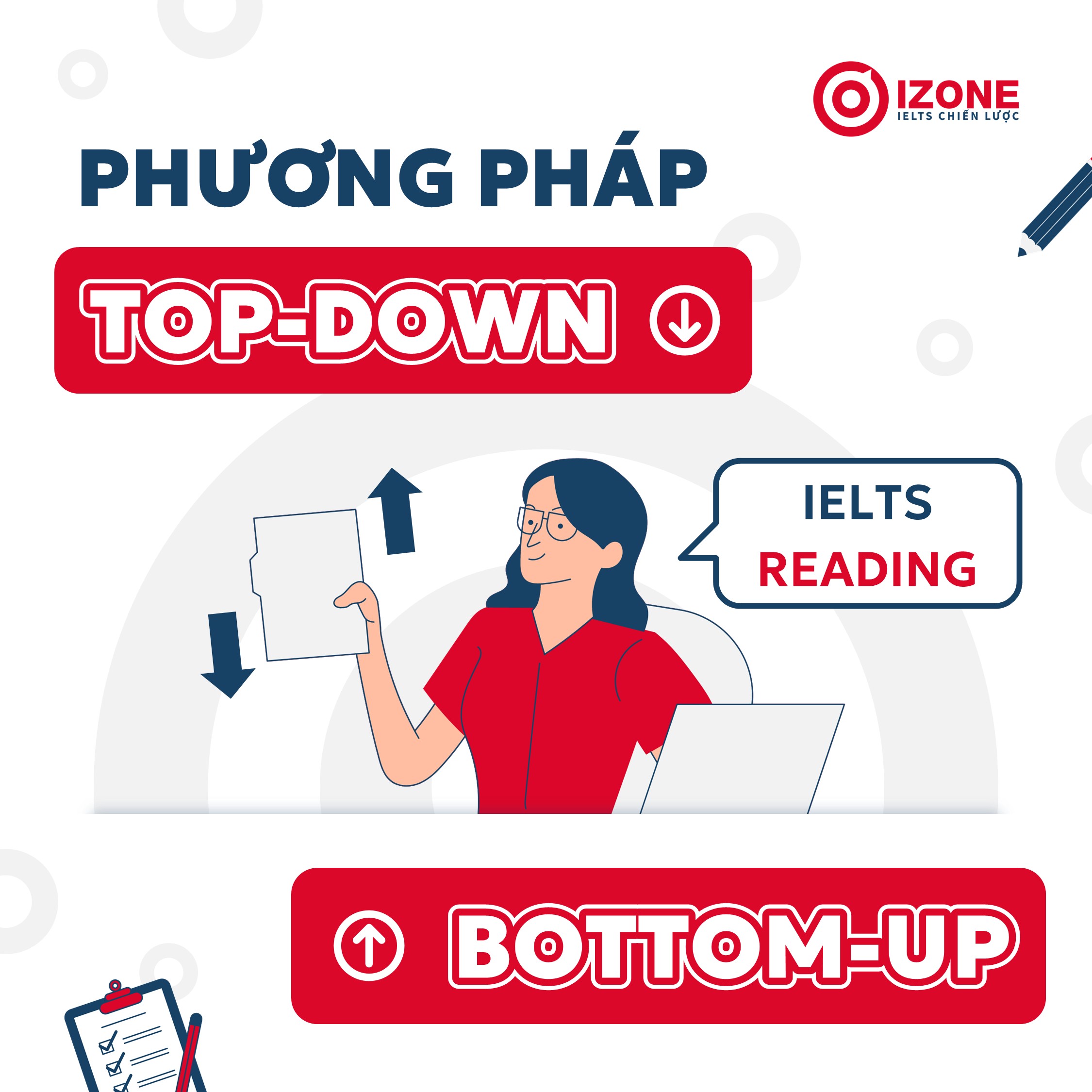 Phương pháp Top-Down Bottom-Up trong IELTS Reading