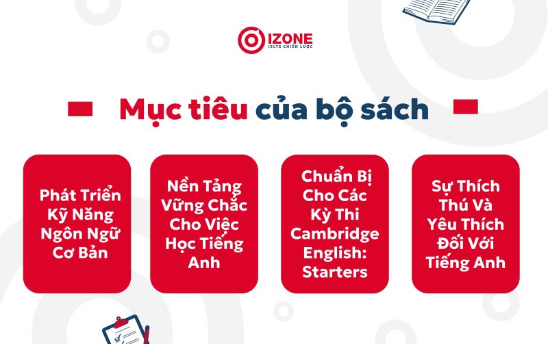 mục tiêu của bộ sách cambridge starters 9