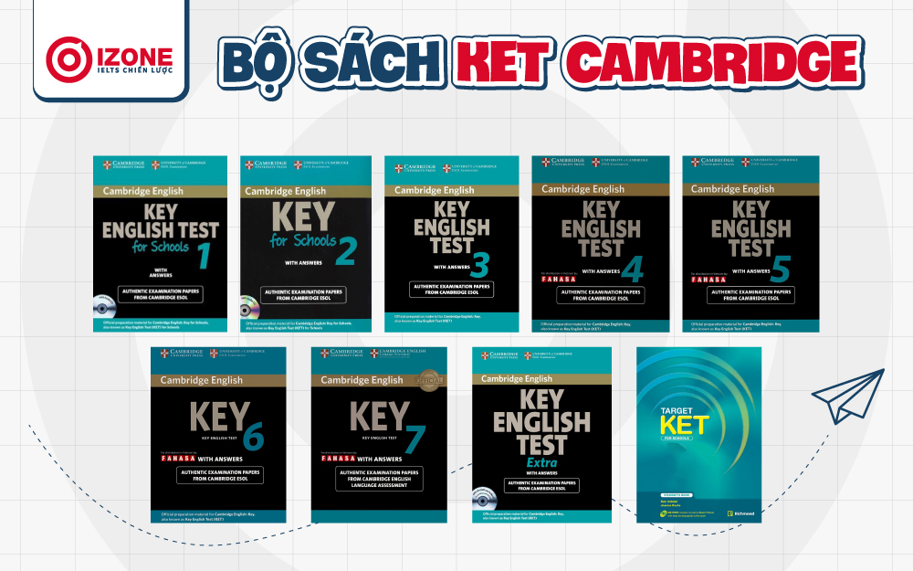 Tổng quan bộ sách KET Cambridge 1-7