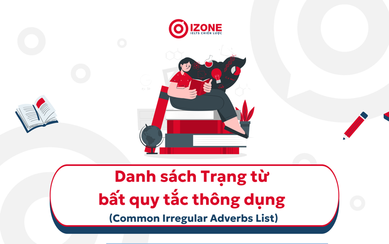 Danh sách Trạng từ bất quy tắc thông dụng (Common Irregular Adverbs List)