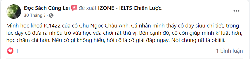 review giảng viên IZONE