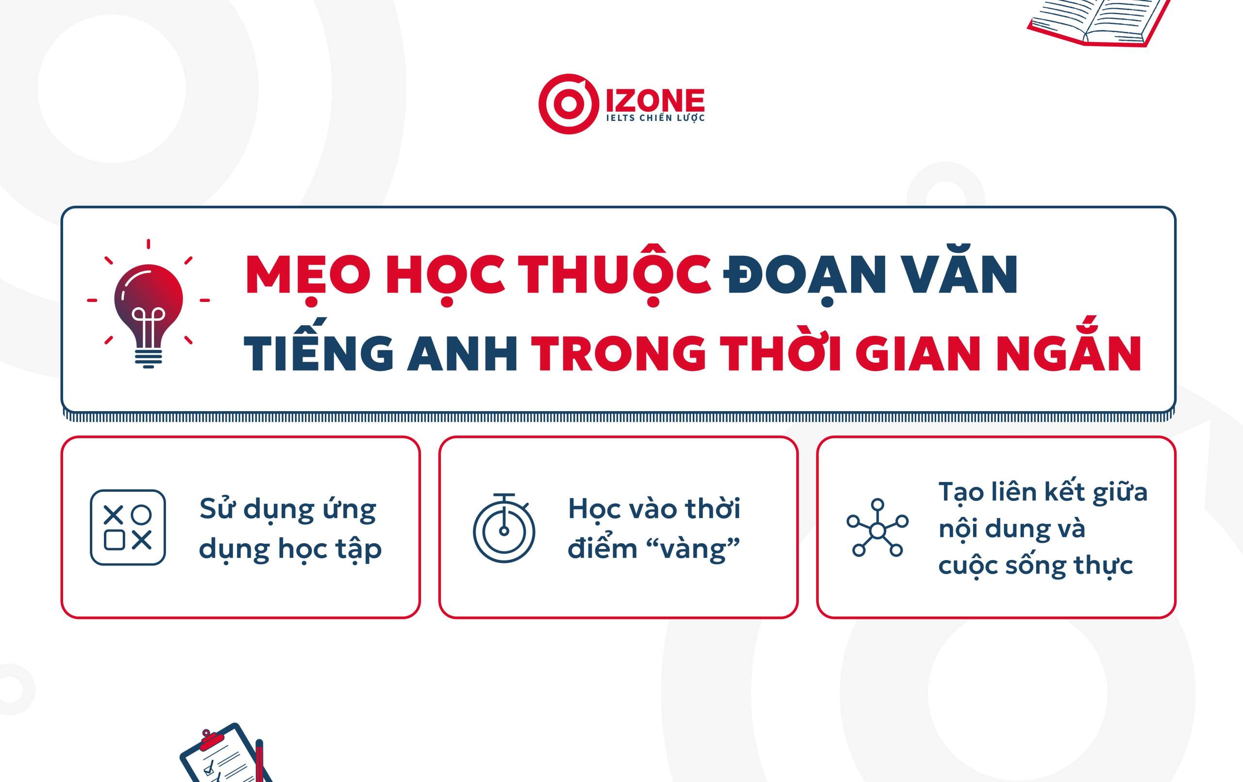 Mẹo học thuộc bài văn, đoạn văn tiếng Anh nhanh trong thời gian ngắn