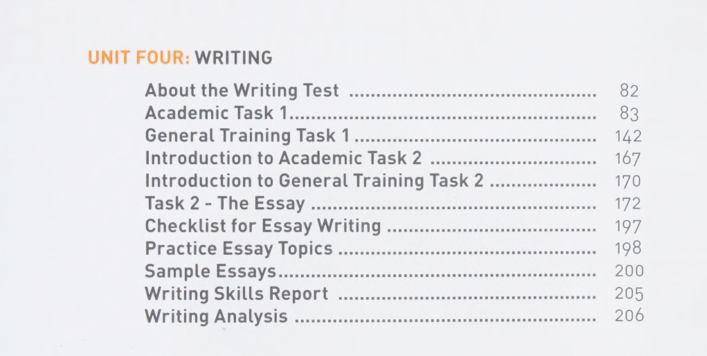 Tổng quan nội dung của sách Prepare for IELTS Skills and Strategies Reading and Writing