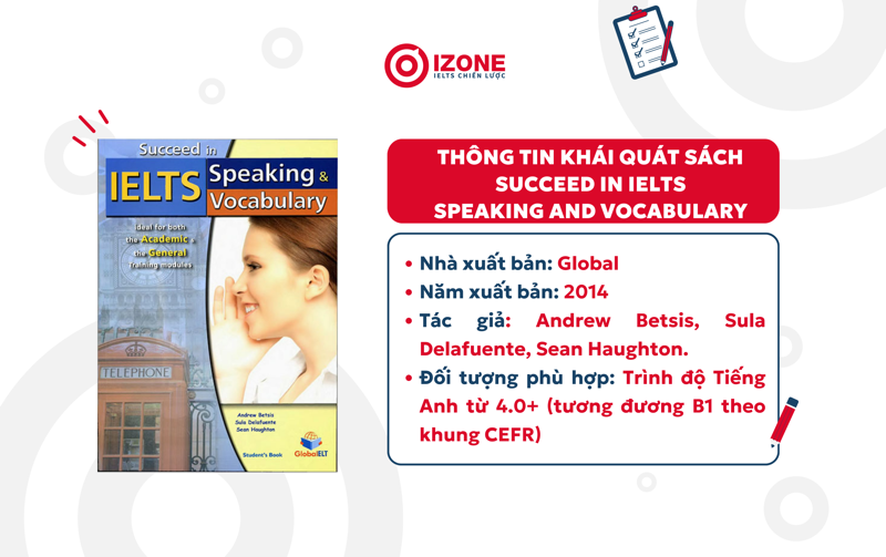 Thông tin chung về sách Succeed in IELTS Speaking and Vocabulary