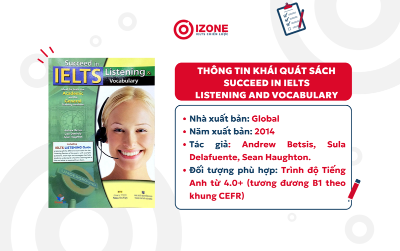 Thông tin chung về cuốn Succeed in IELTS Listening and Vocabulary
