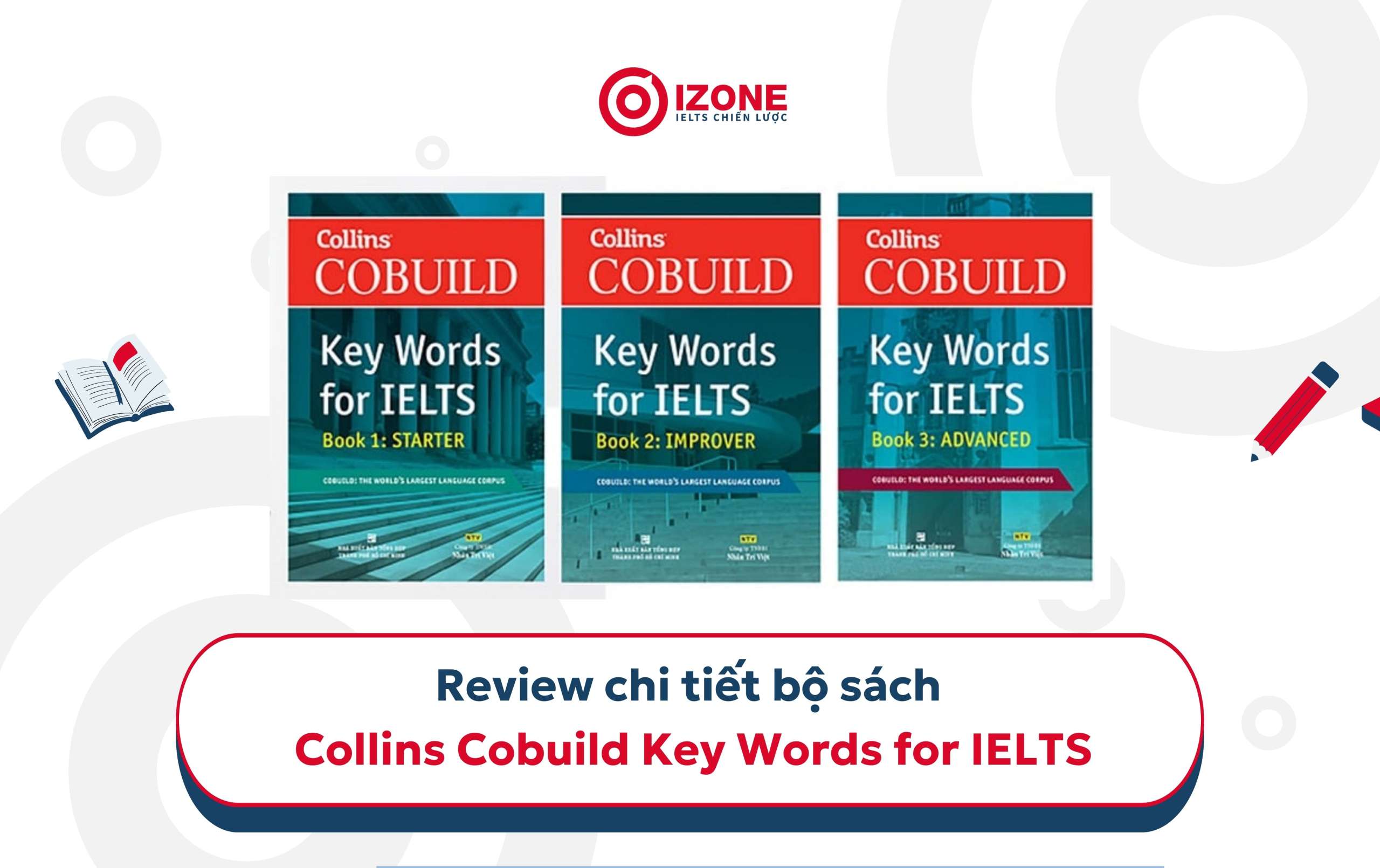 Thông tin của bộ sách Collins Cobuild Key Words For IELTS