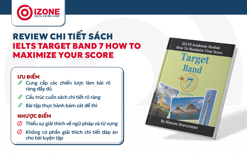 Ưu điểm và nhược điểm của sách IELTS Target Band 7 How To Maximize Your Score
