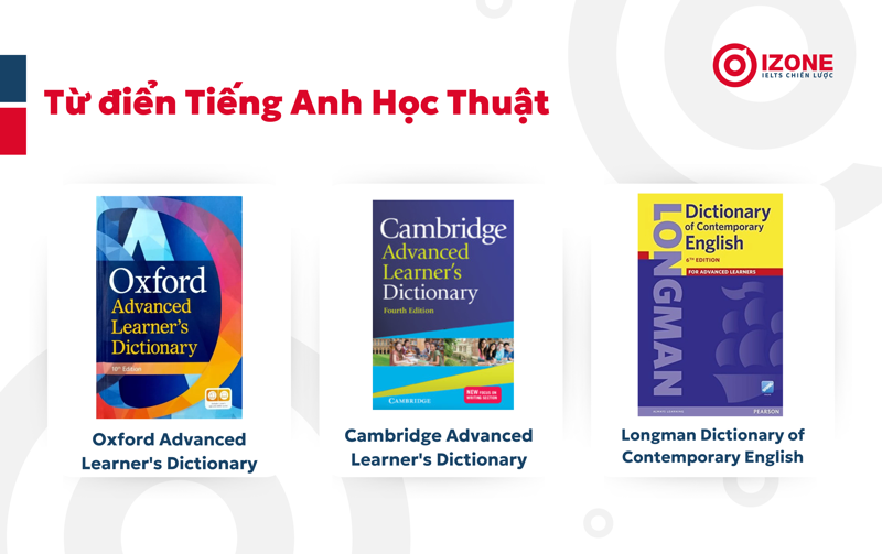 Các sách tài liệu cho việc học Tiếng anh học thuật
