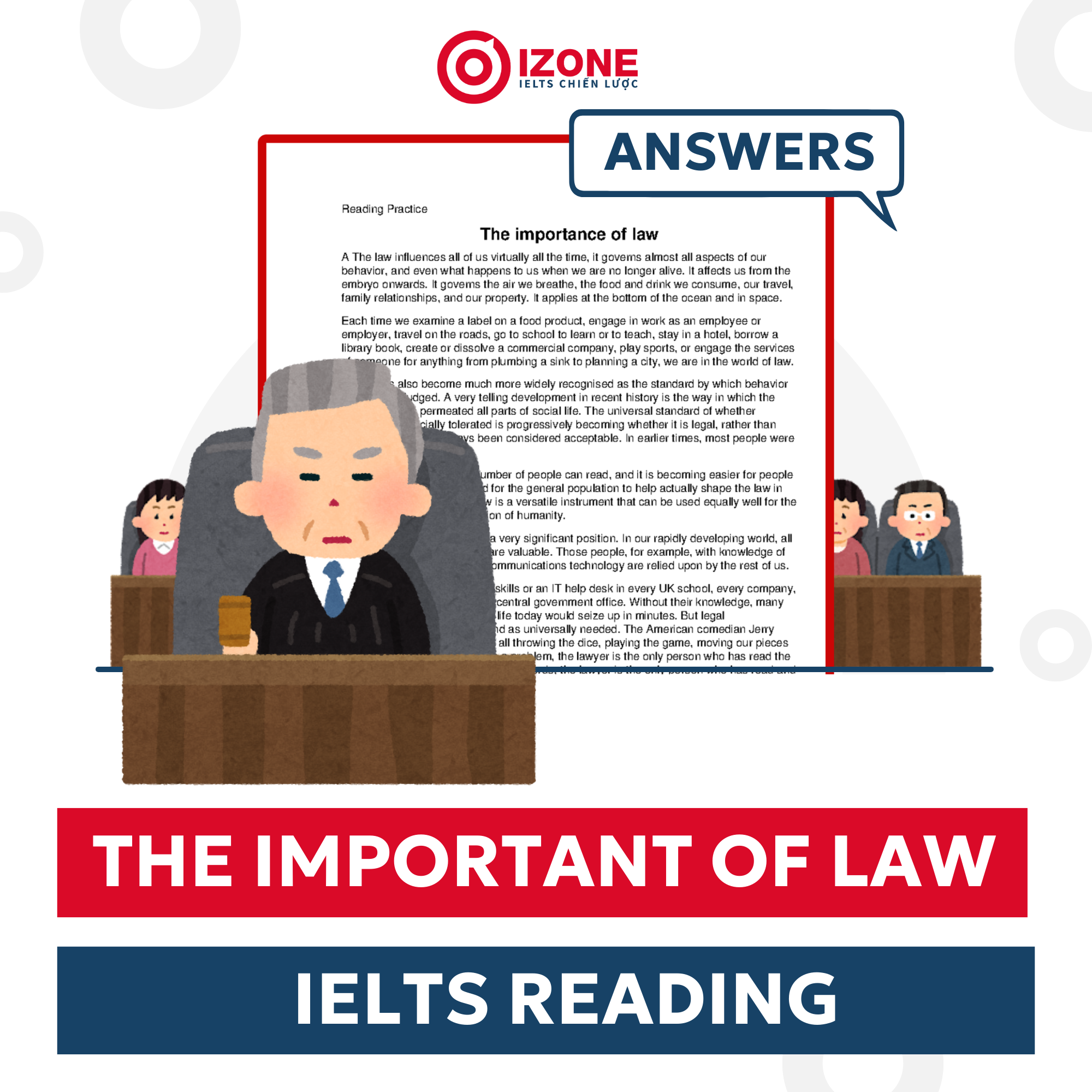 The Importance of Law IELTS Reading – Giải đề chi tiết có đáp án