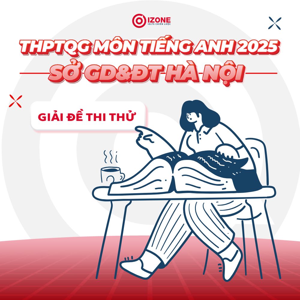 Giải đề thi thử THPTQG môn tiếng Anh 2025 – Sở GD&ĐT Hà Nội
