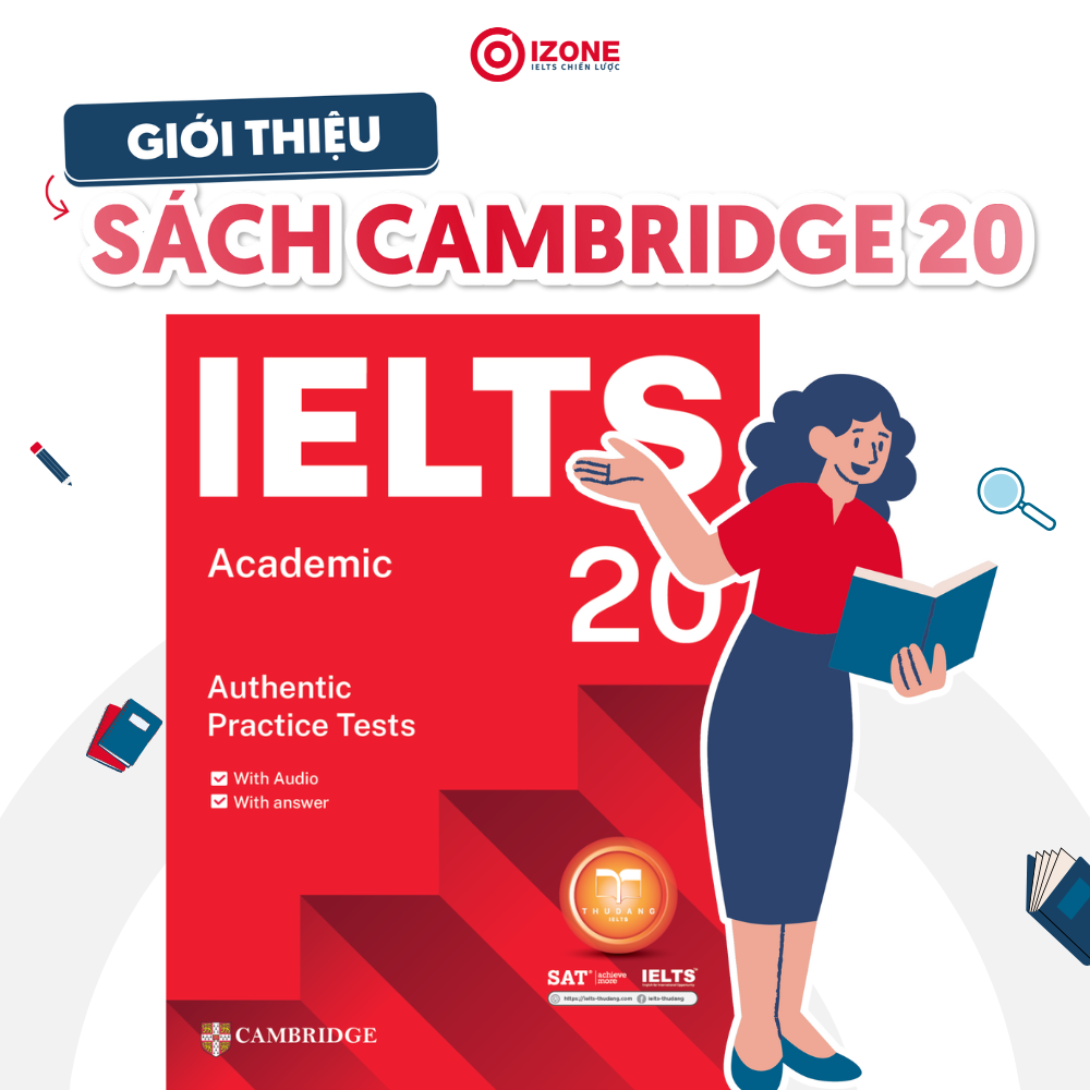 Tải sách IELTS Cambridge 20 PDF + Audio kèm lời giải chi tiết