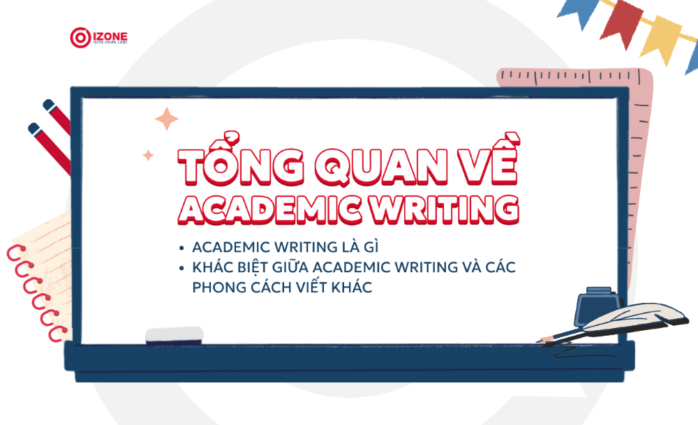Tổng quan nội dung bài viết về Academic Writing trong tiếng Anh của IZONE