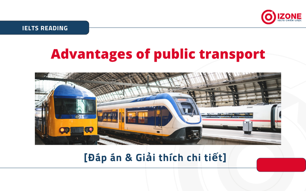 Advantages of public transport IELTS Reading
