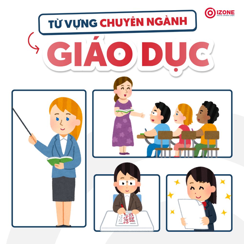 100+ Từ vựng chuyên ngành Giáo dục trong tiếng Anh thông dụng