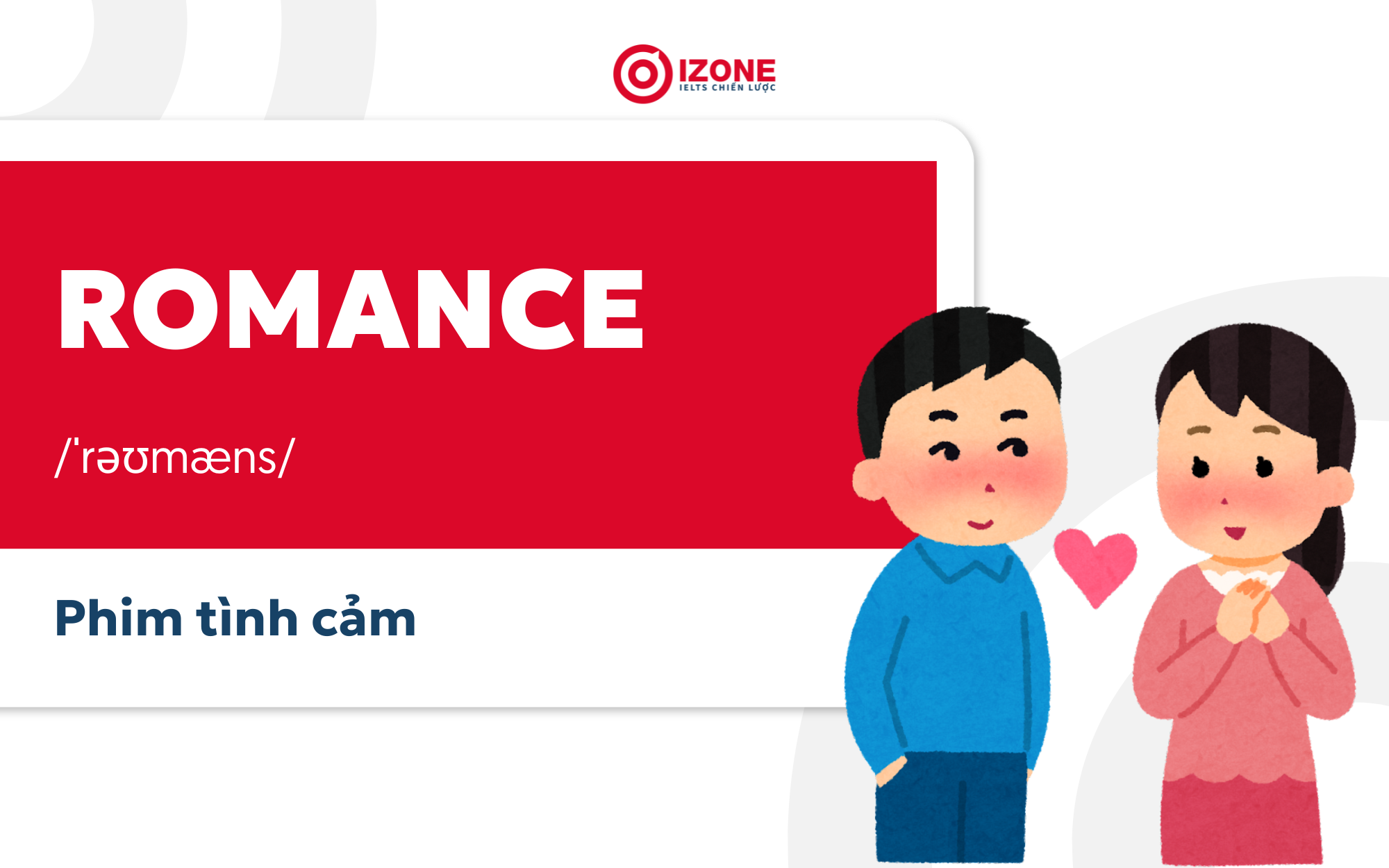 Tên tiếng Anh của Thể loại Phim tình cảm