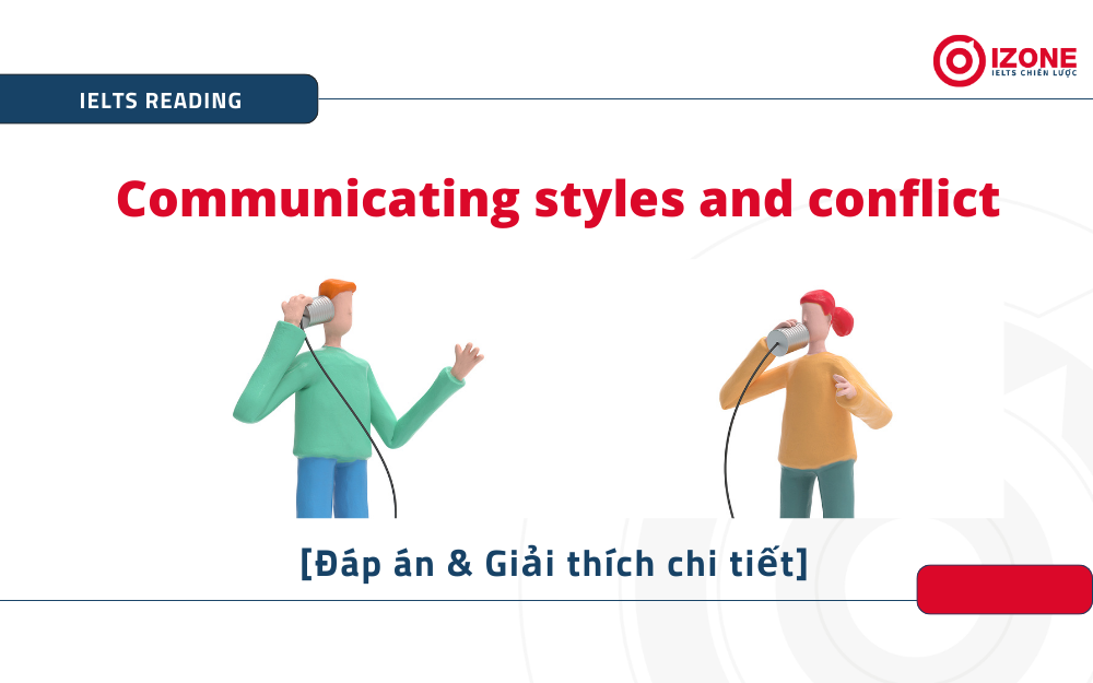 Communicating styles and conflict IELTS Reading