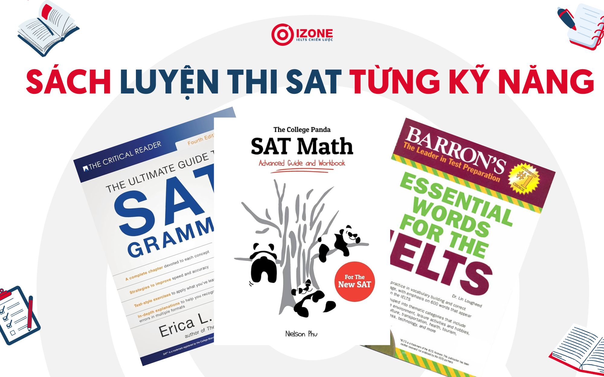 sách luyện thi SAT