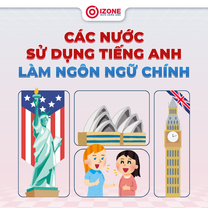 Tổng hợp các nước sử dụng tiếng Anh làm ngôn ngữ chính