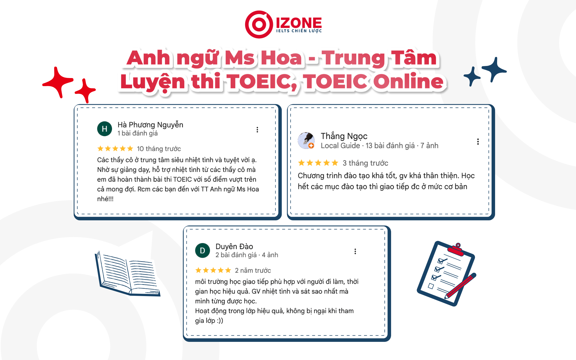 Feedback của học viên về Anh ngữ Ms Hoa