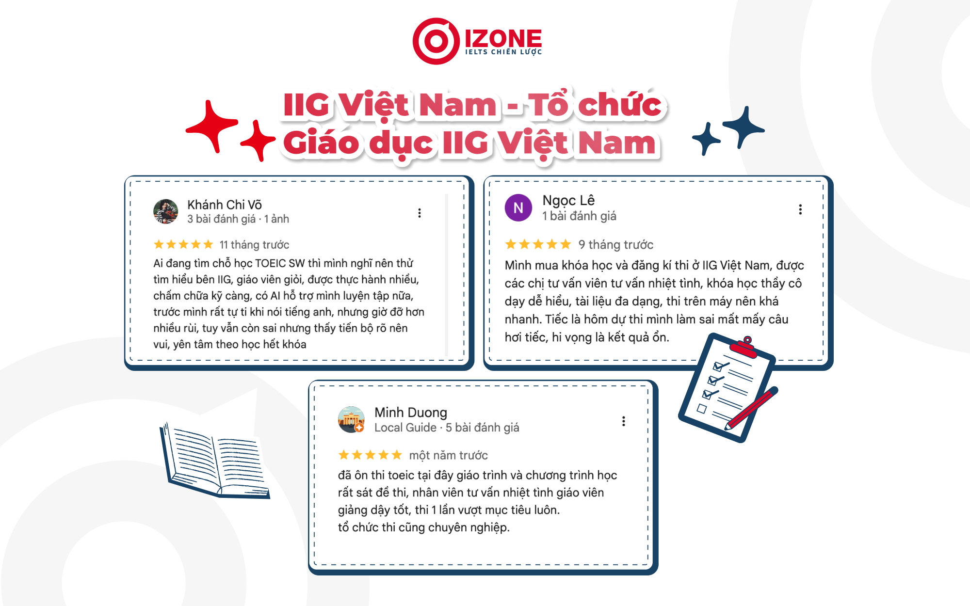 Feedback của học viên về IIG Việt Nam
