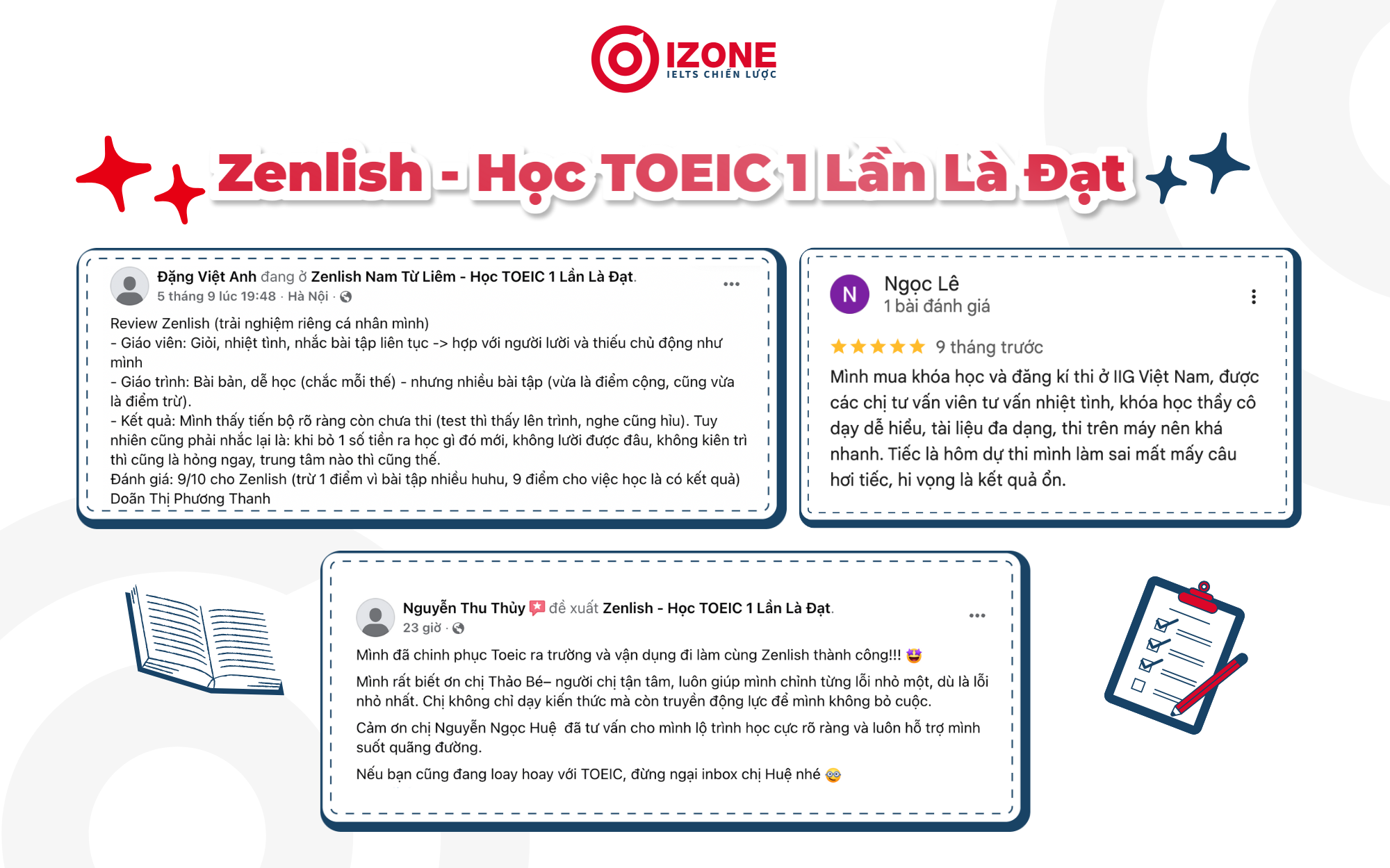 Feedback học viên về Zenlish
