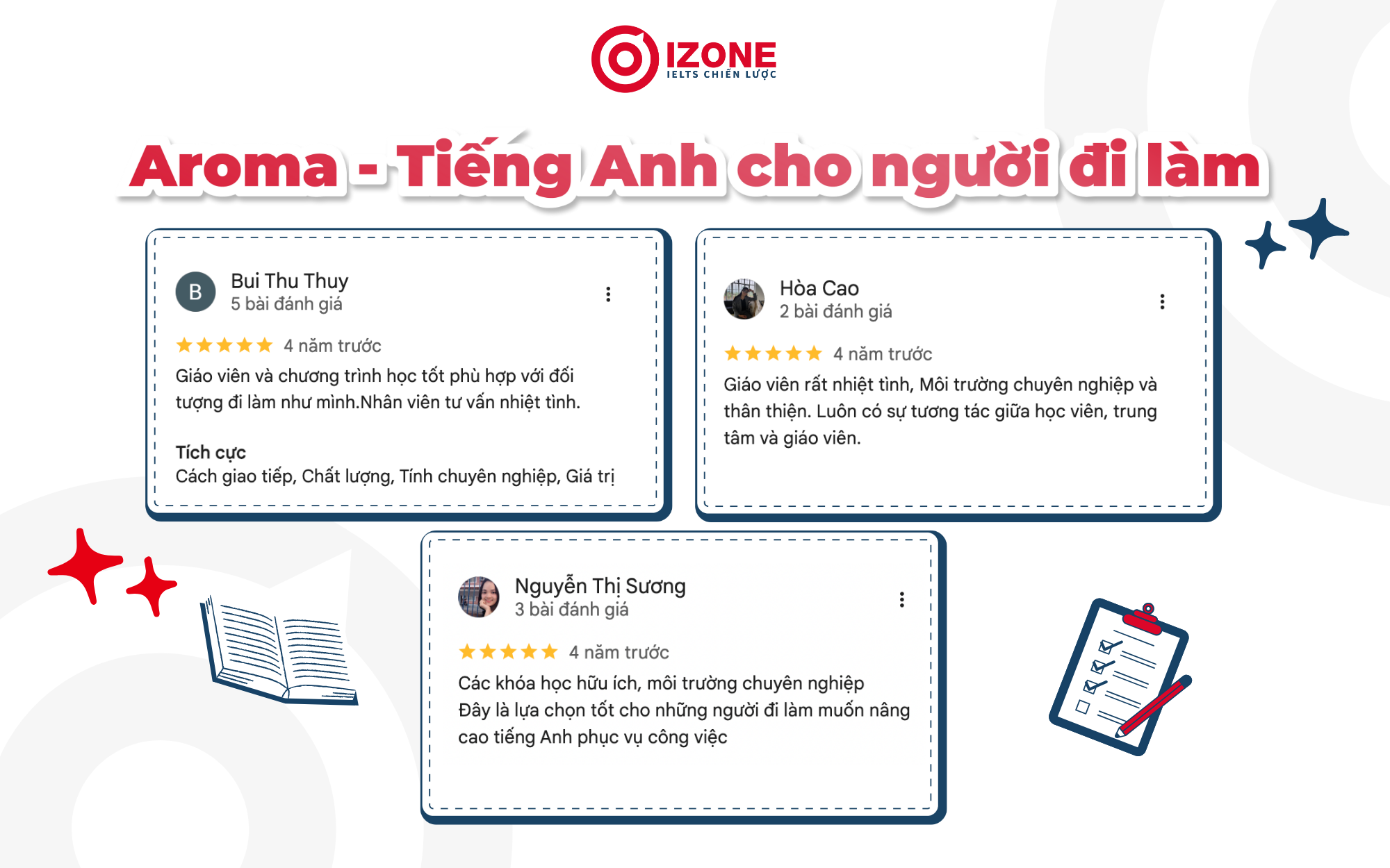 Feedback học viên về Aroma