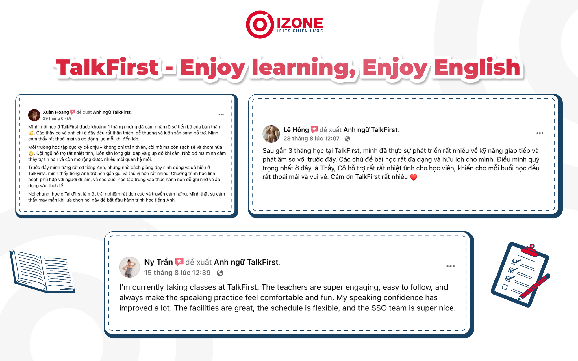 Feedback học viên về TalkFirst