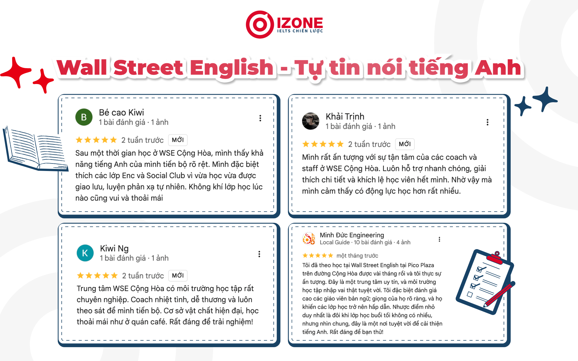 Feedback học viên về Wall Street English