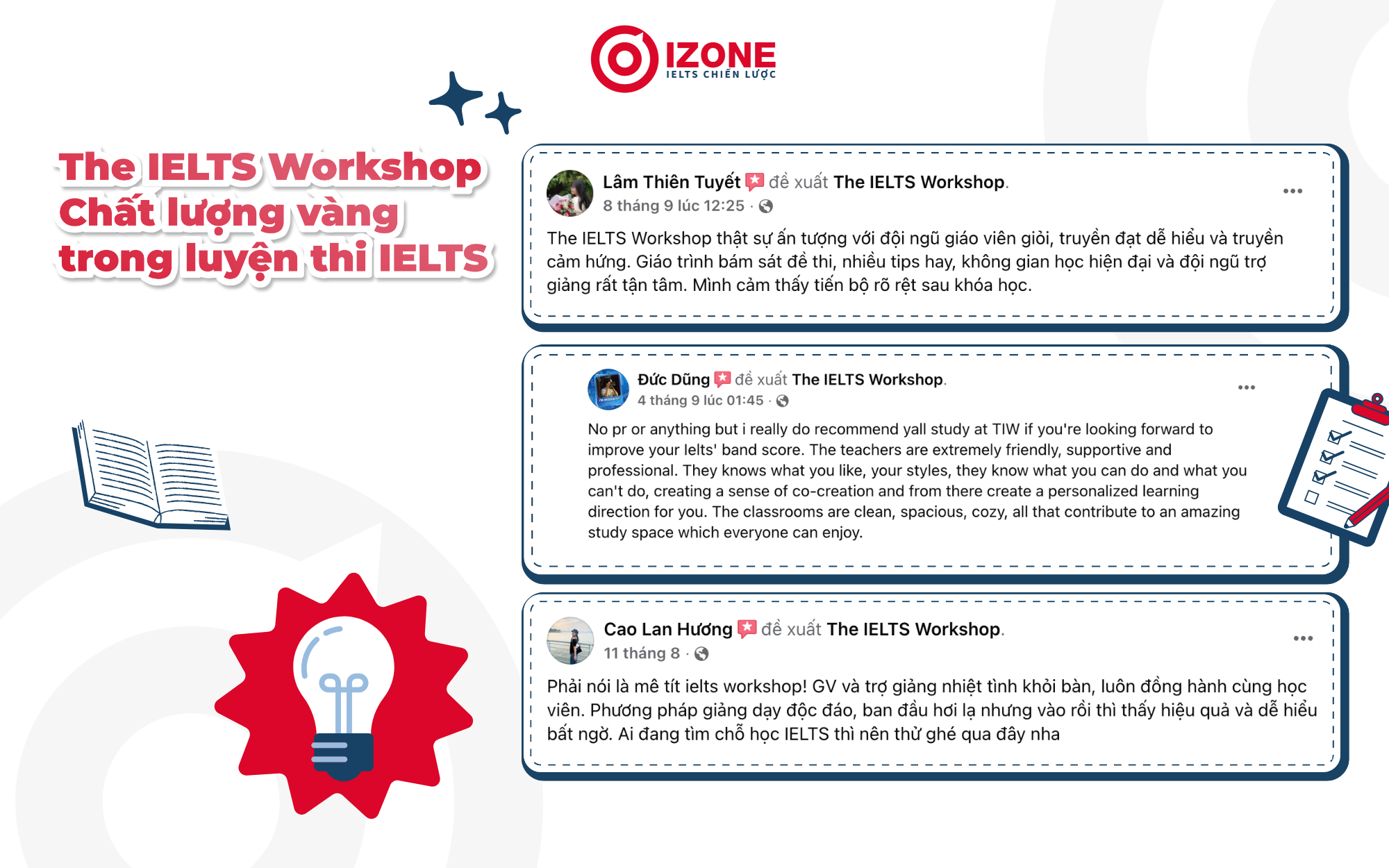 Feedback học viên về The IELTS Workshop