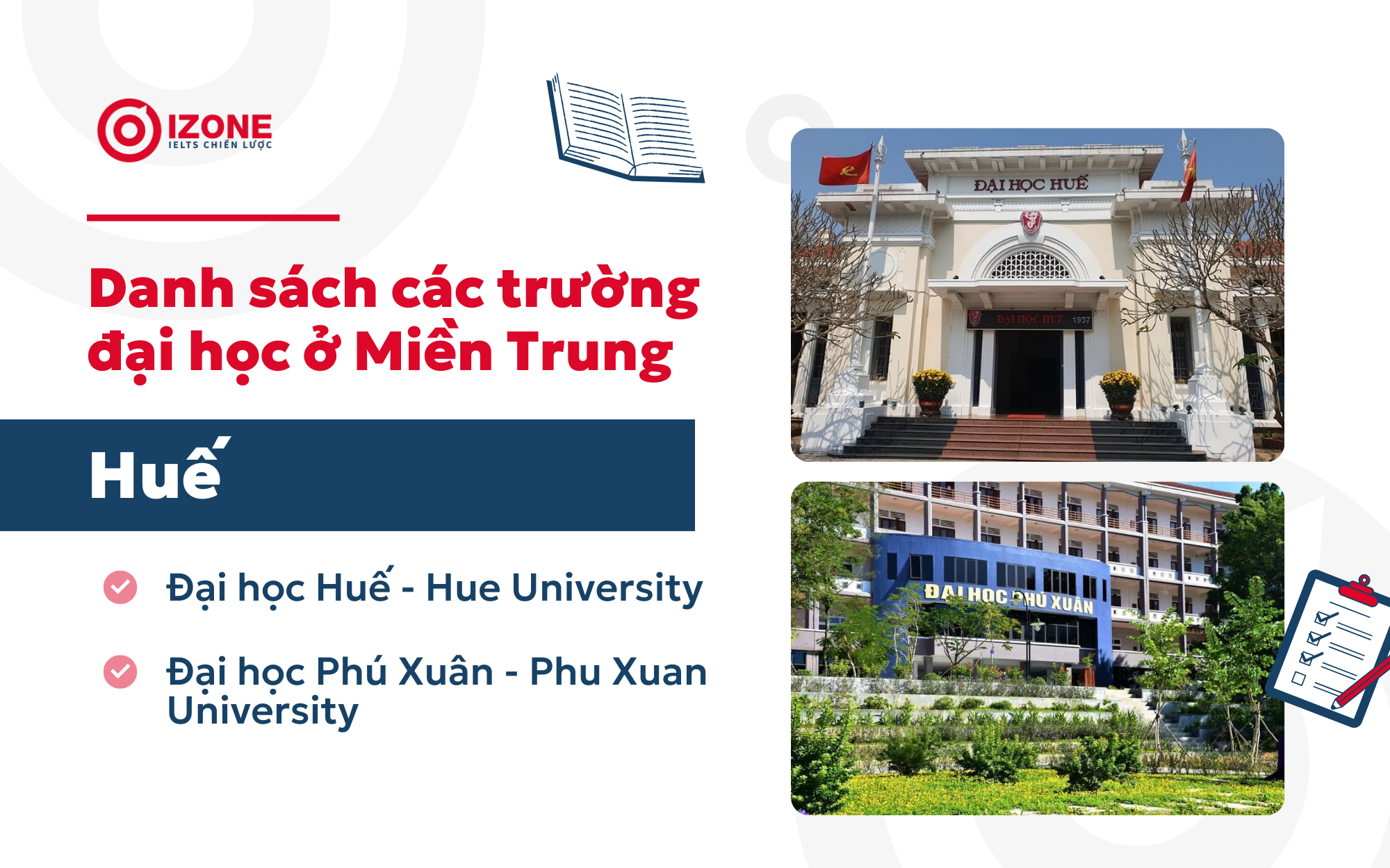Danh sách các trường đại học ở Miền Trung - Huế