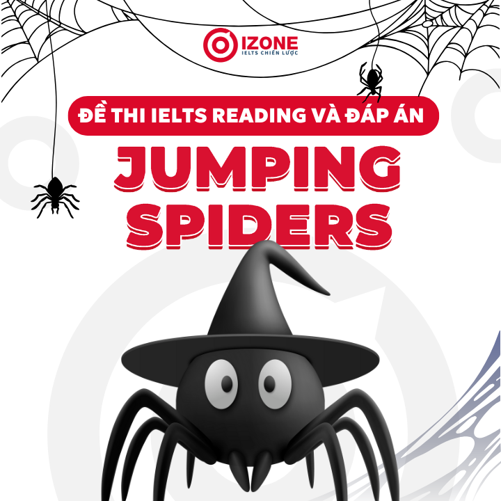Giải đáp án chi tiết Jumping spider IELTS Reading