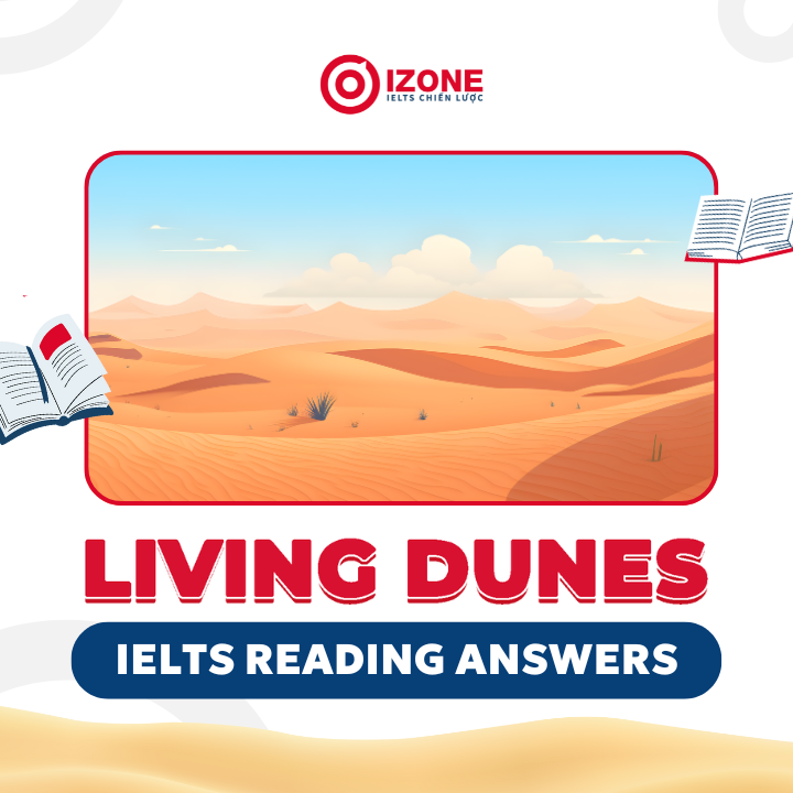 Giải chi tiết Living Dunes IELTS Reading Answers