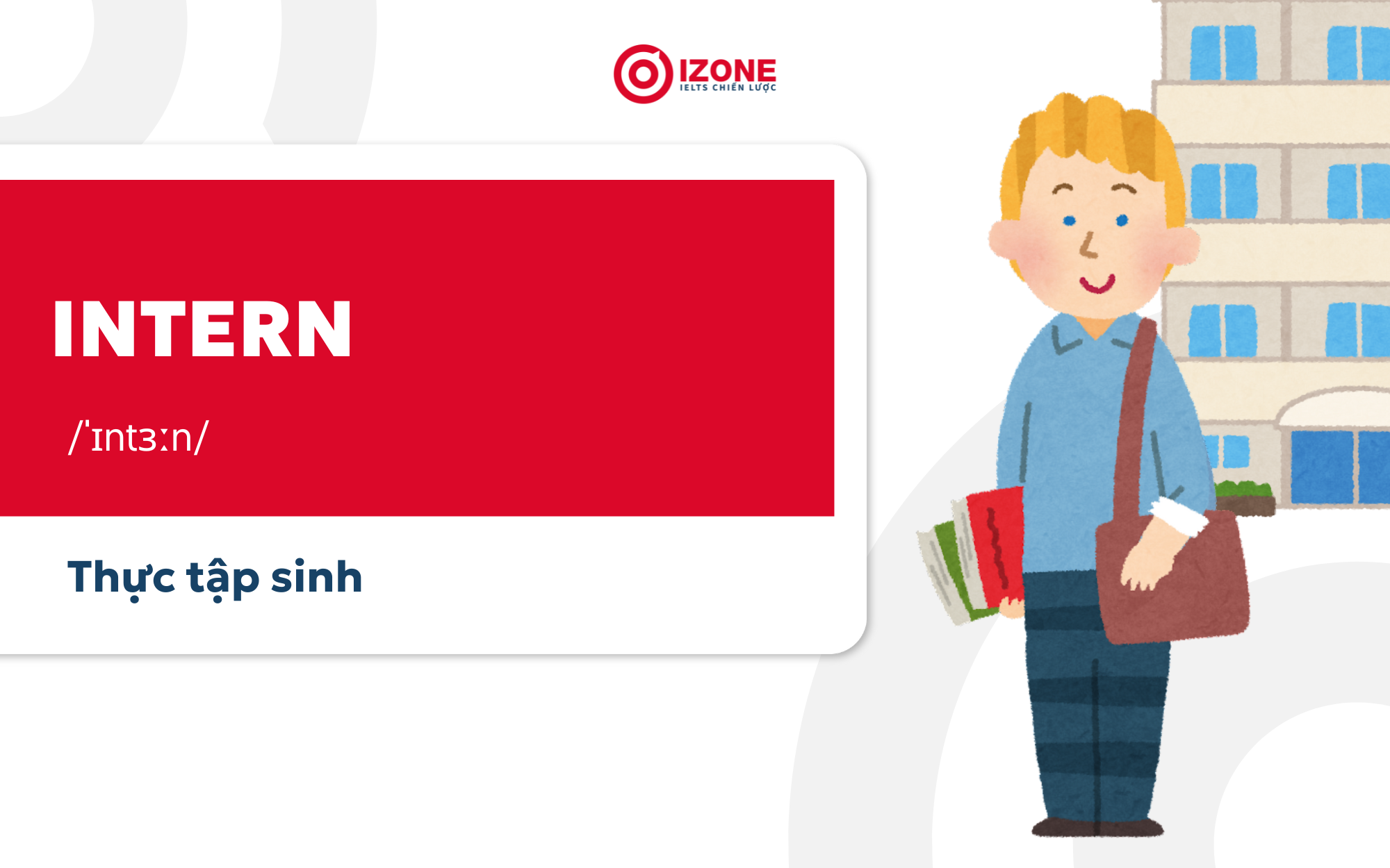 nói về chức vụ thực tập sinh trong công ty bằng tiếng Anh