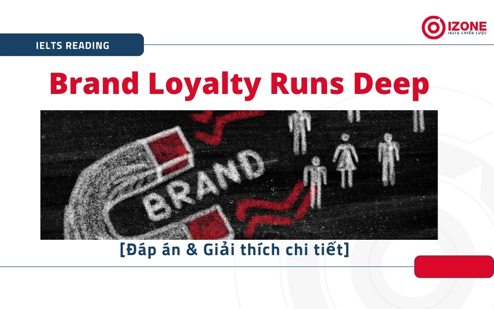 Brand Loyalty Runs Deep IELTS Reading