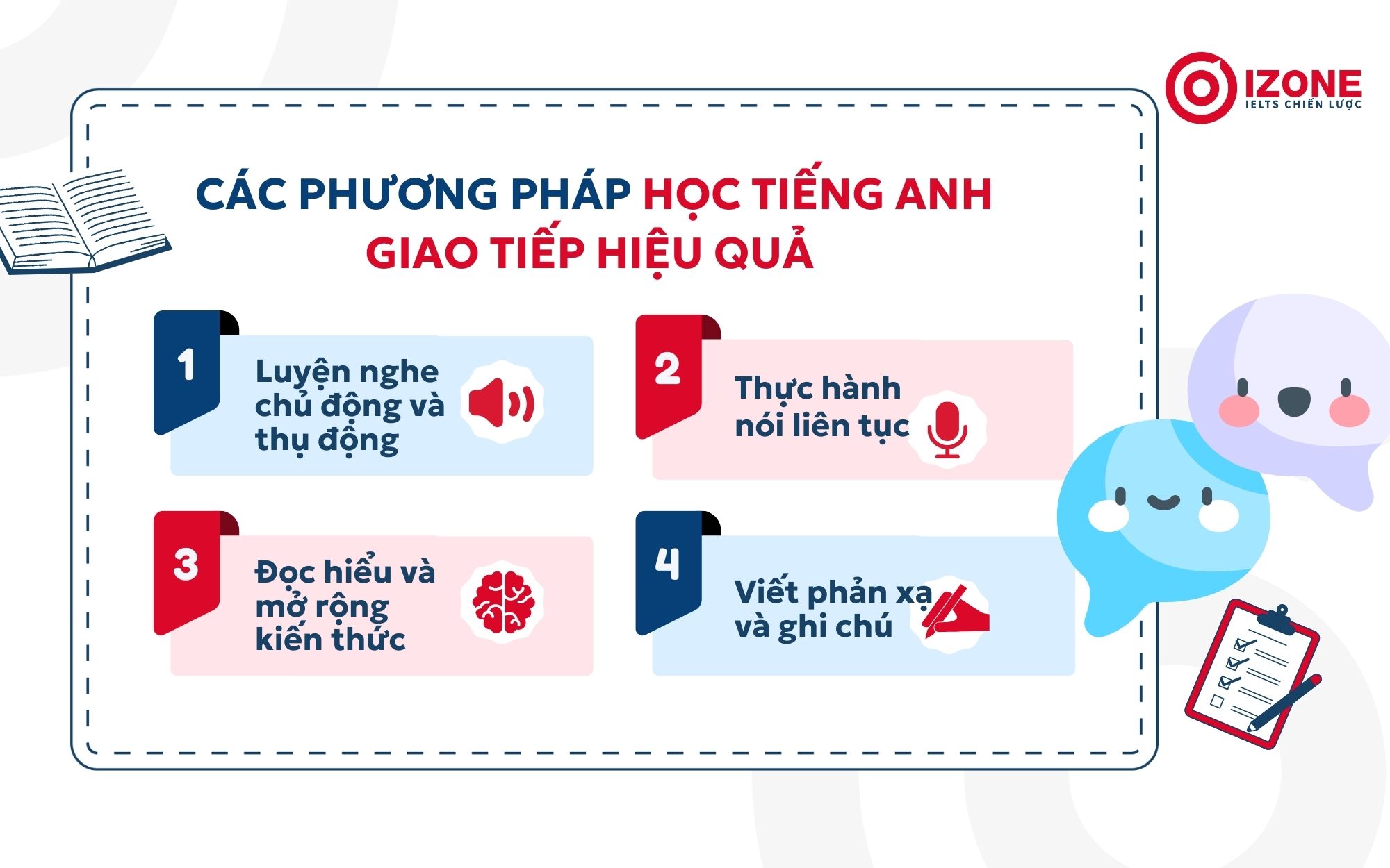 4 phương pháp học tiếng Anh giao tiếp hiệu quả