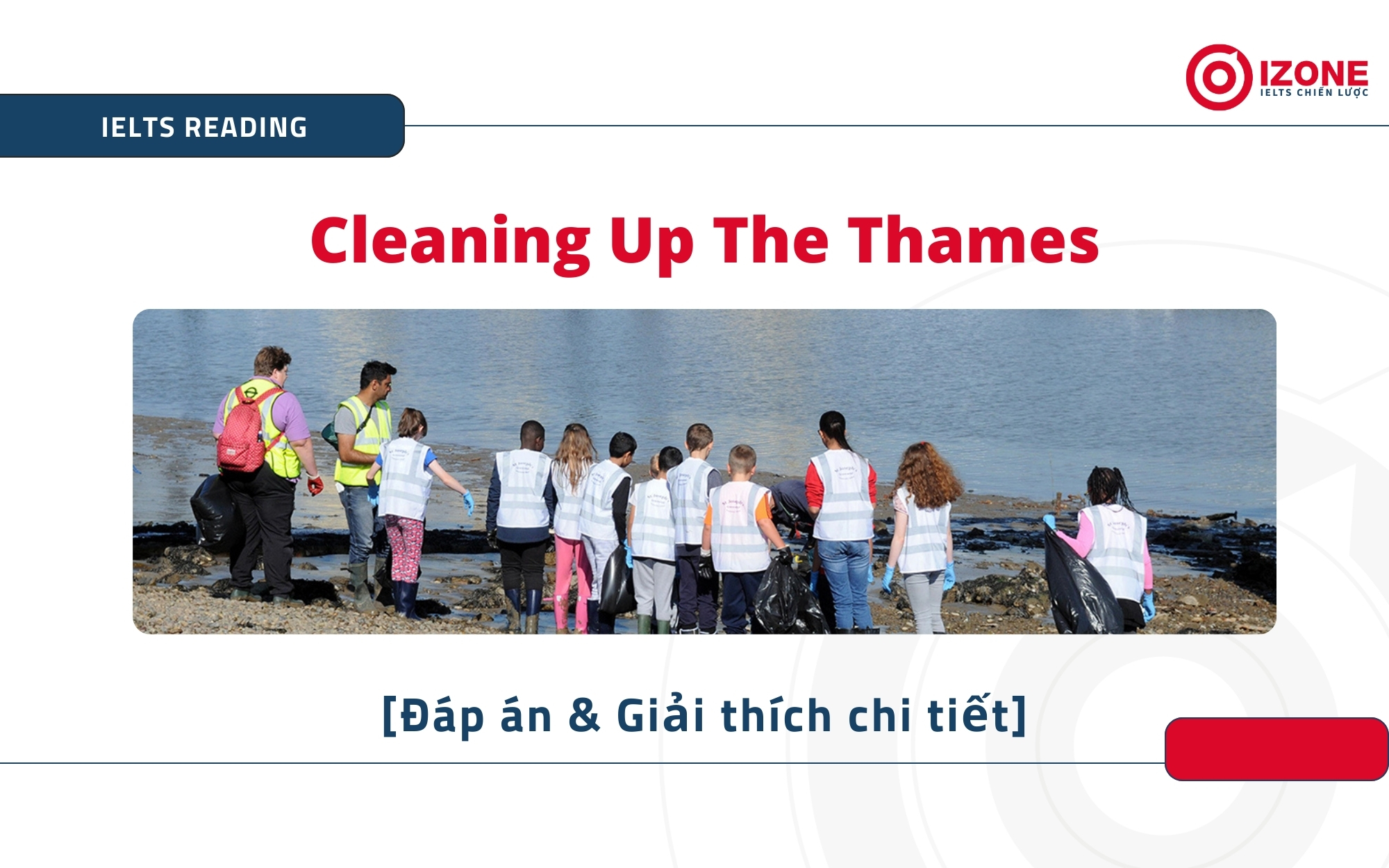 Cleaning up the Thames IELTS Reading answers