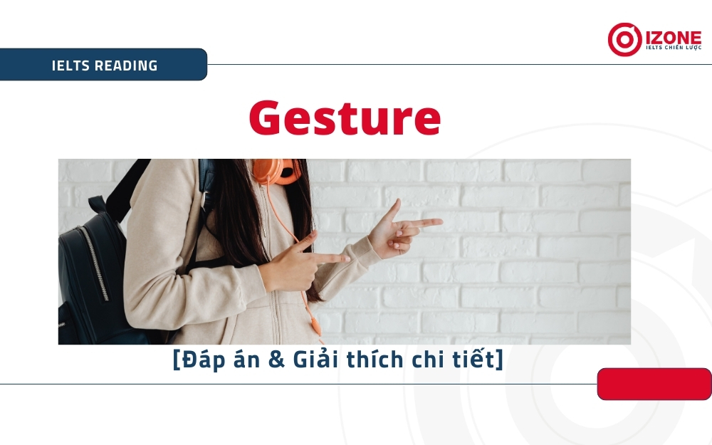 Gesture IELTS Reading