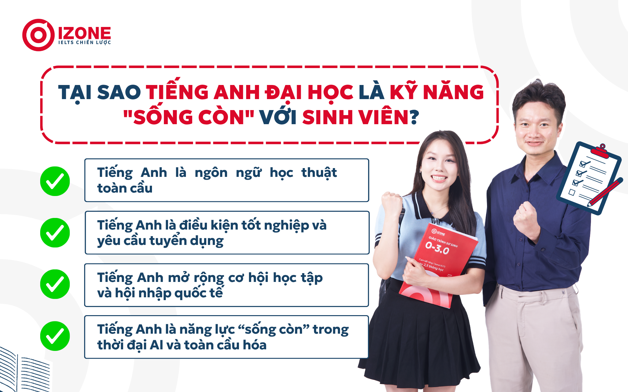 Tại sao tiếng Anh đại học là kỹ năng "sống còn" với sinh viên?