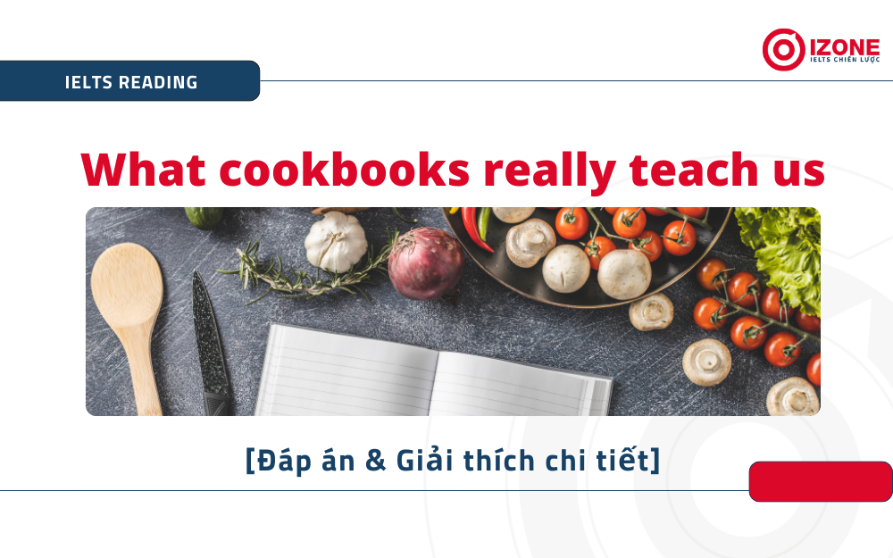 What cookbooks really teach us IELTS Reading