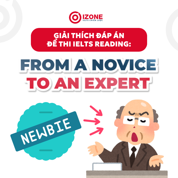 Giải chi tiết IELTS Reading: From A Novice To An Expert