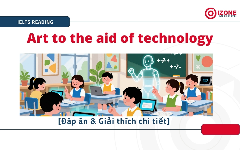 Bài đọc Art to the aid of technology IELTS Reading