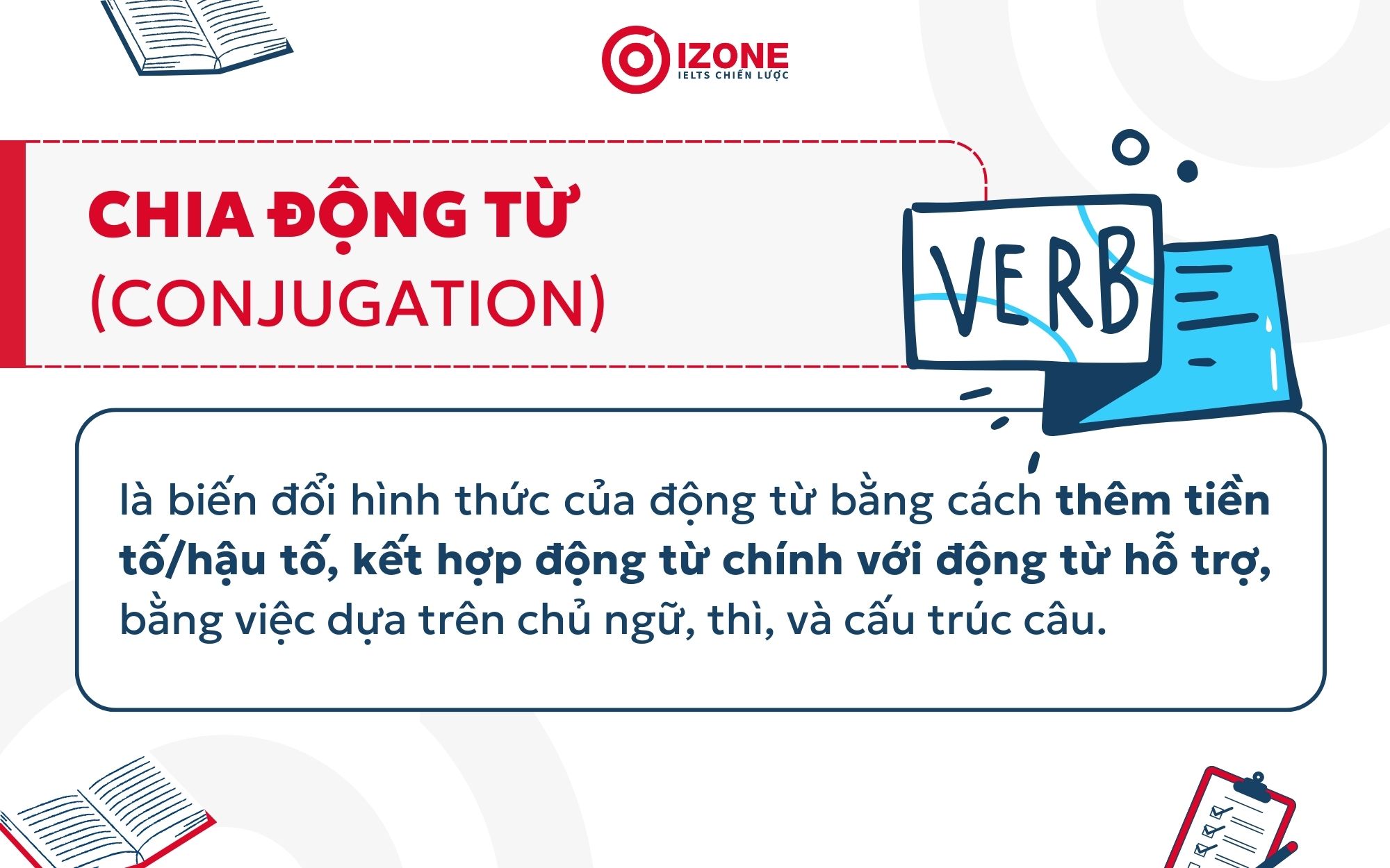 Ngữ pháp cấu trúc chia động từ tiếng Anh